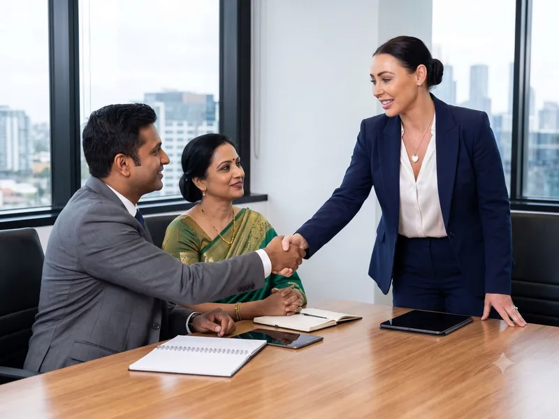 Talisha Long advising clients across a boardroom table