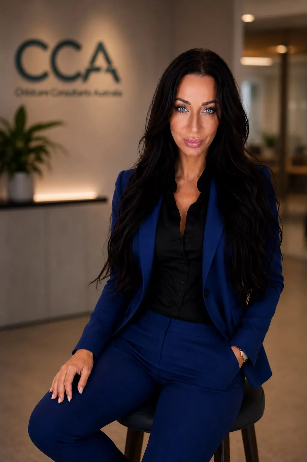 Talisha Long, Founder & CEO of Childcare Consultants Australia, at the CCA office