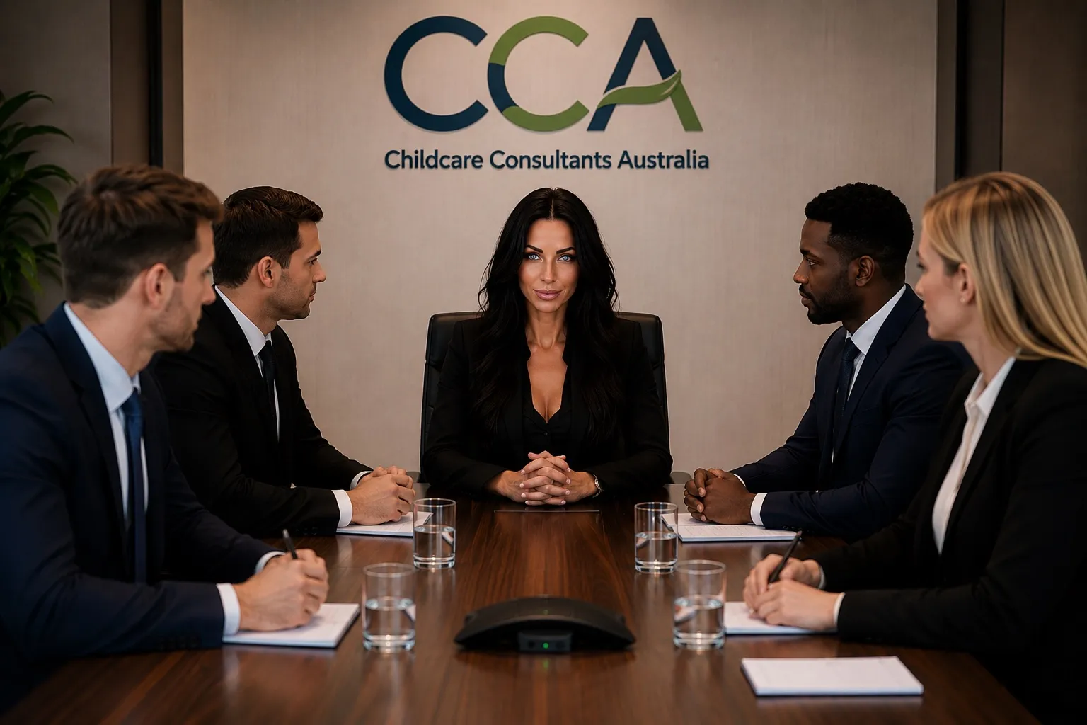 Talisha Long leading a strategy meeting at Childcare Consultants Australia